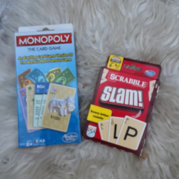 Monopoly and Scrabble card games NEW - Picture 4 of 7